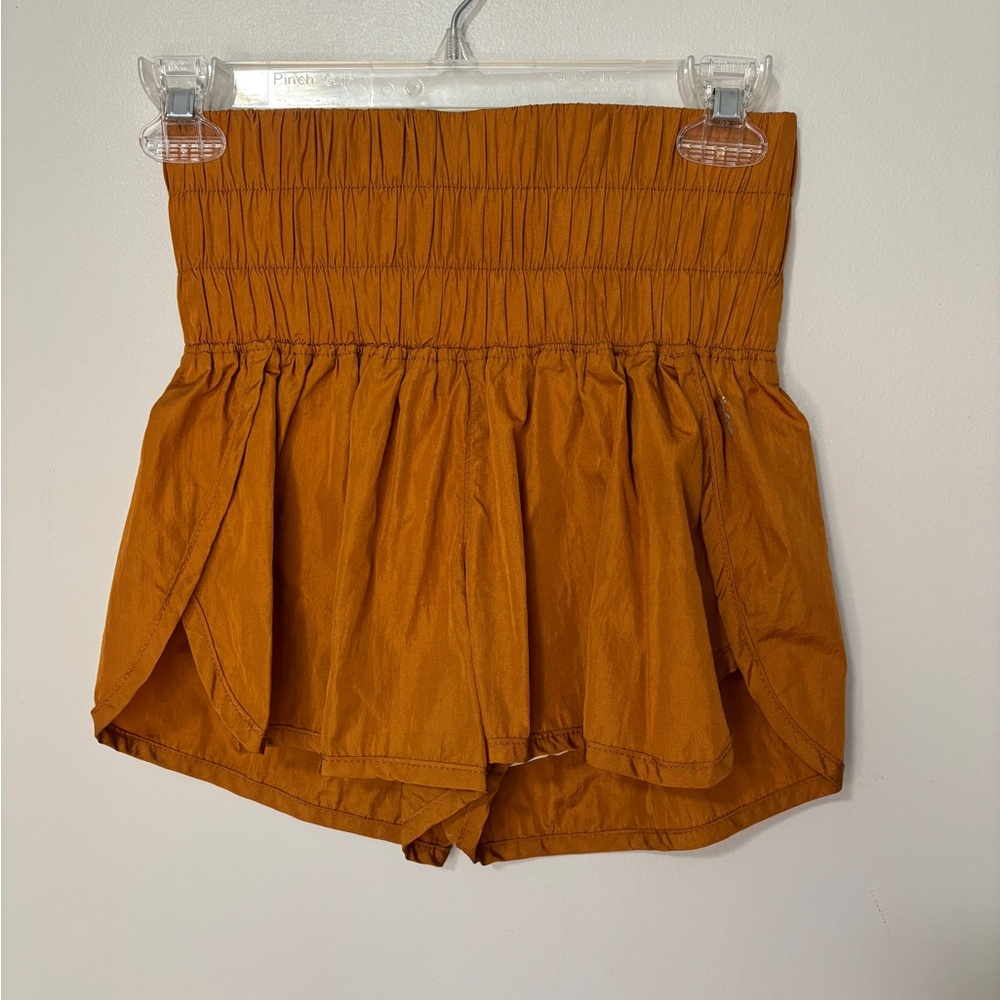 Free People Movement Womens Active Shorts The way home Orange Size XS